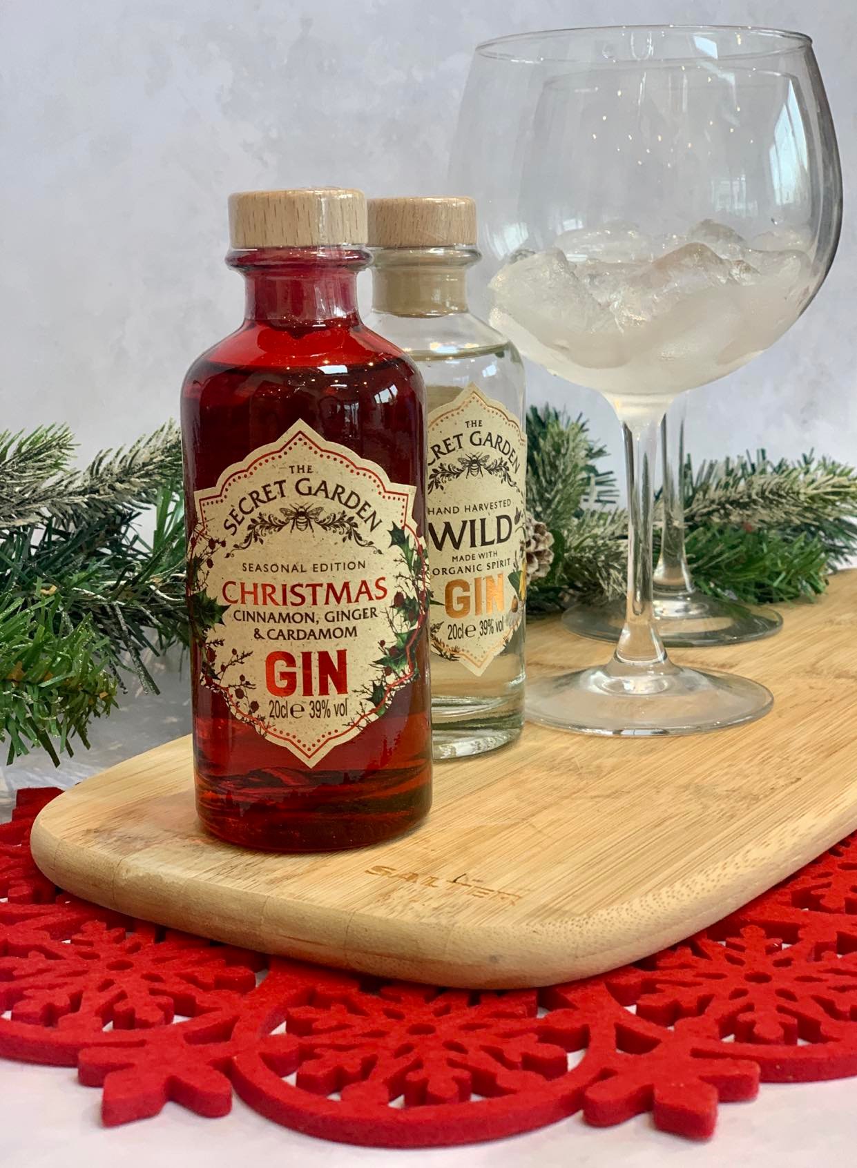 Secret garden Christmas gin, present ideas for 2021