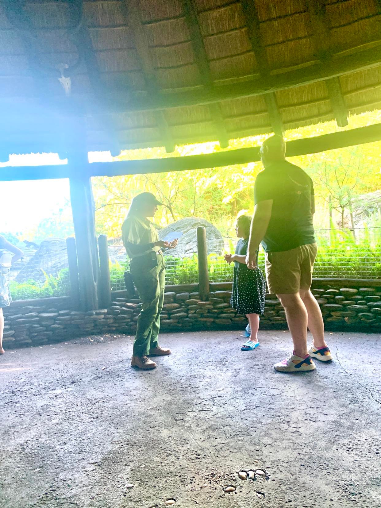 Talking to the rangers, Disney Animal kingdom review from a UK family