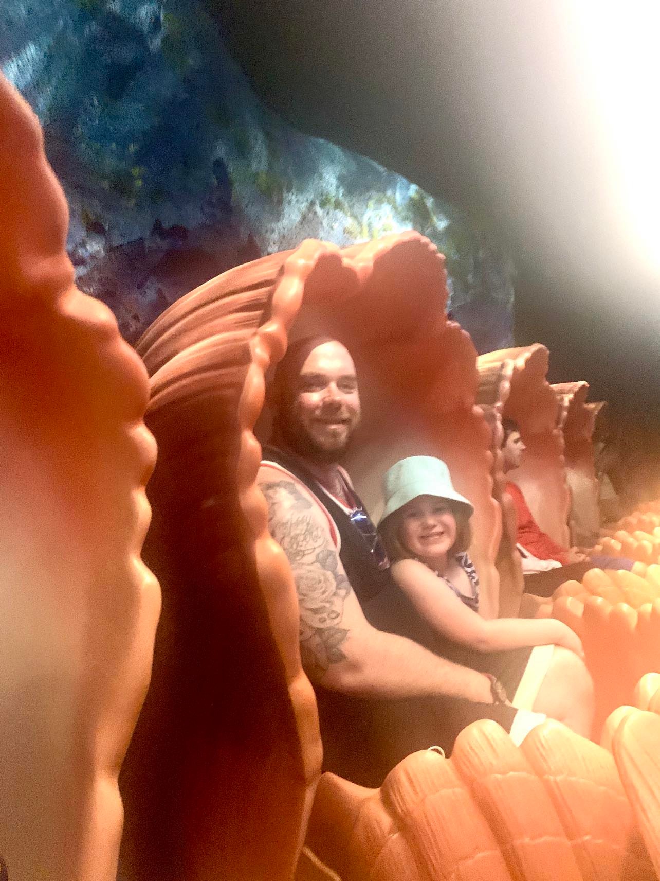 the little mermaid ride at Epcot, our disney diary from the UK