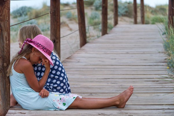Unsplash children on the beach, parenting styles to embrace during challenging times
