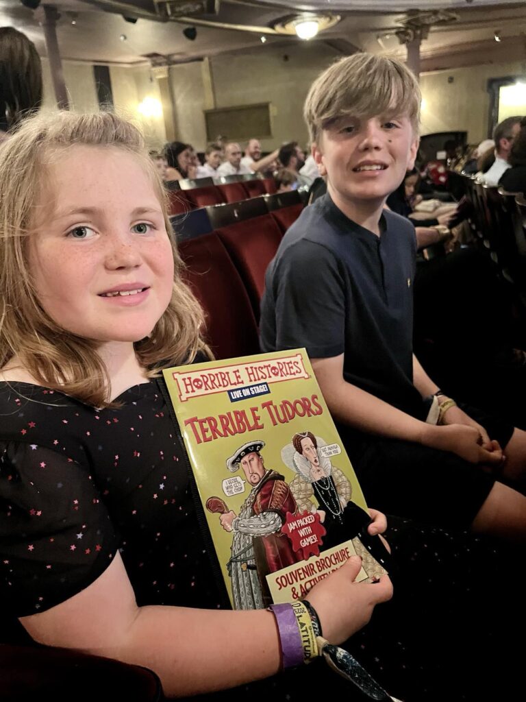 Children's review of Terrible Tudors horrible histories live london show