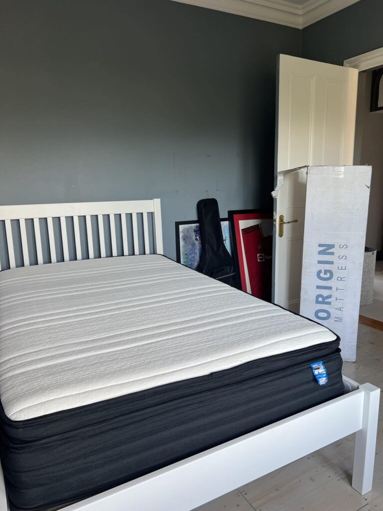 origin mattress review unboxing
