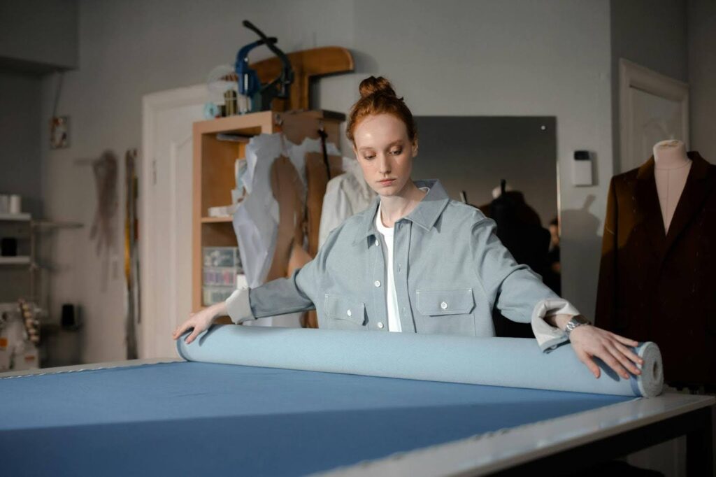 measuring fabric pexels stock image