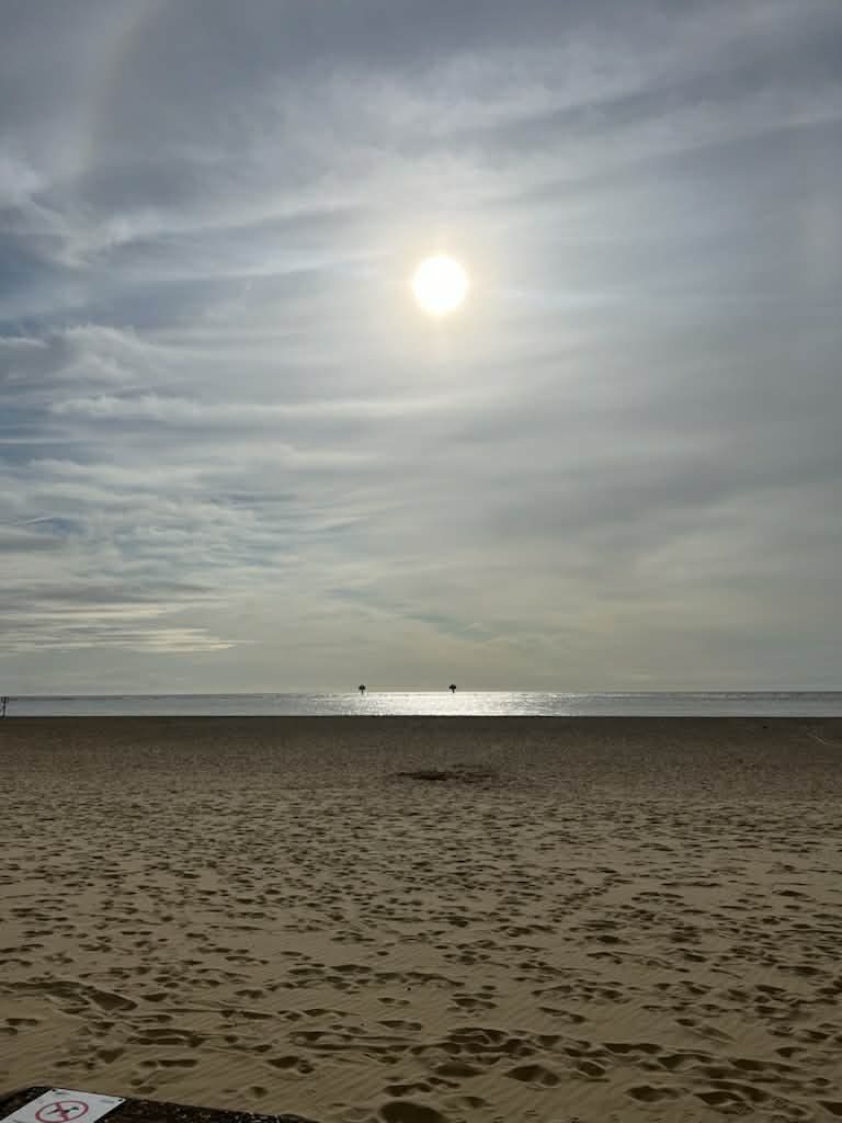 Lowestoft beach, suffolk coast